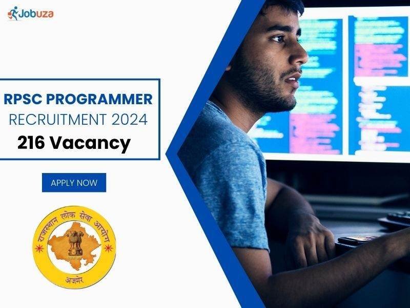RPSC Programmer Recruitment 2024 – 216 Vacancy : Apply Online, Notification Out