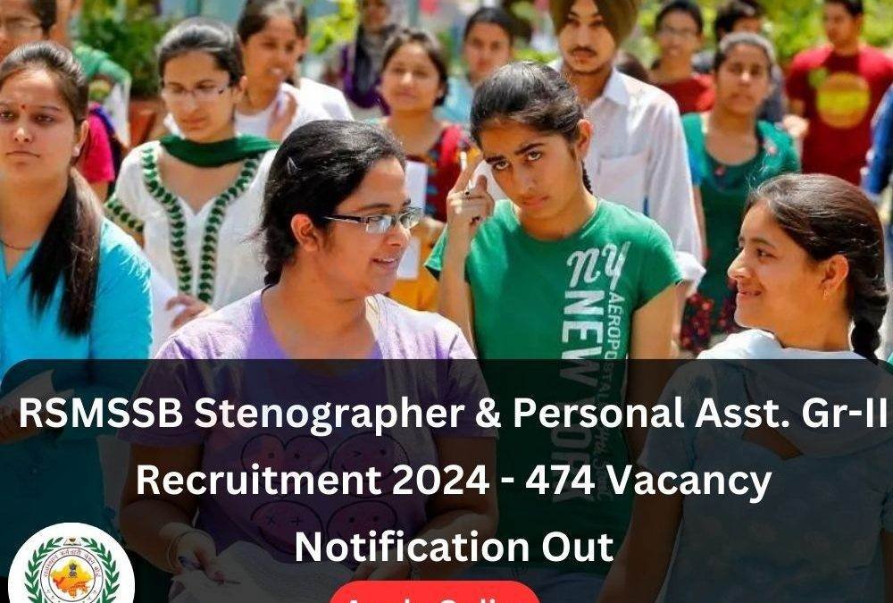 RSMSSB Stenographer & Personal