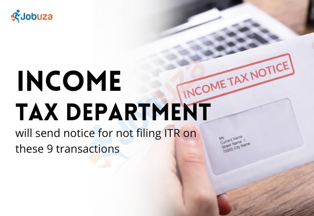 Missed Filing ITR? These 9 Transactions Could Get You a Tax Notice