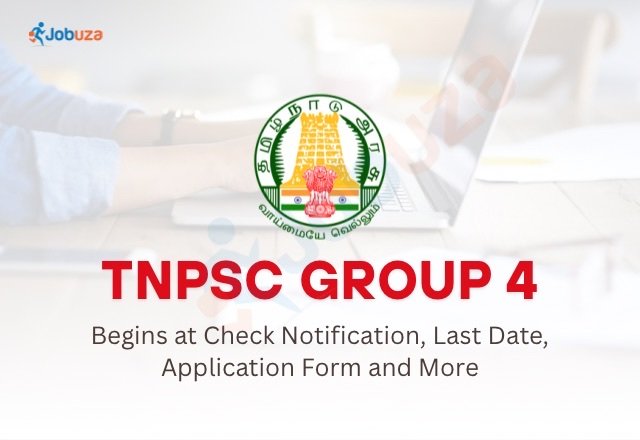 TNPSC Group 4 Recruitment 2025 Apply Online Jobuza