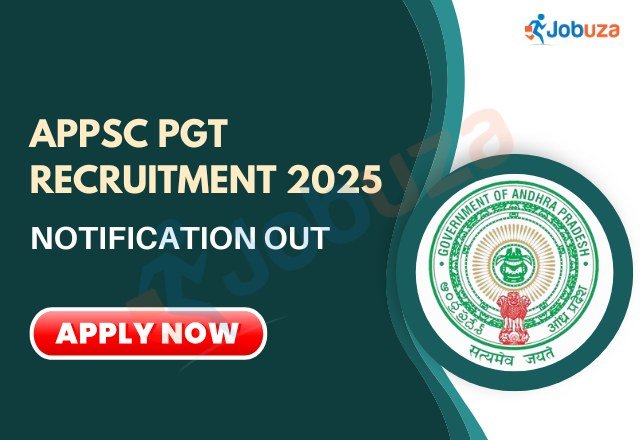 APPSC PGT Recruitment 2025 Notification Released for 111 Posts